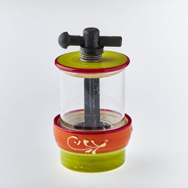 Salt and peppercorn ceramic grinder