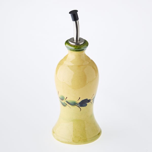Olive Oil bottle hand made and hand painted in Spain