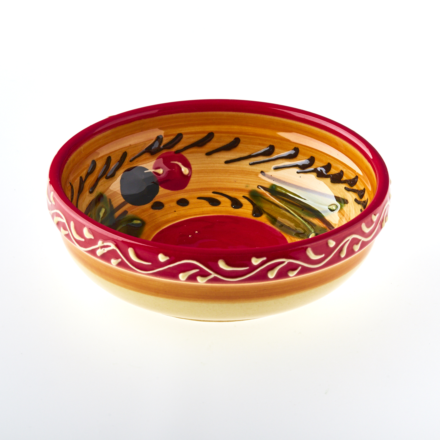 Grater Bowl #88 Orange Olives — Authentic Spanish Garlic Graters